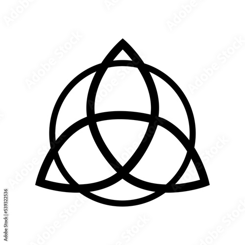 Isolated celt icon Esoterism sketch icon Vector