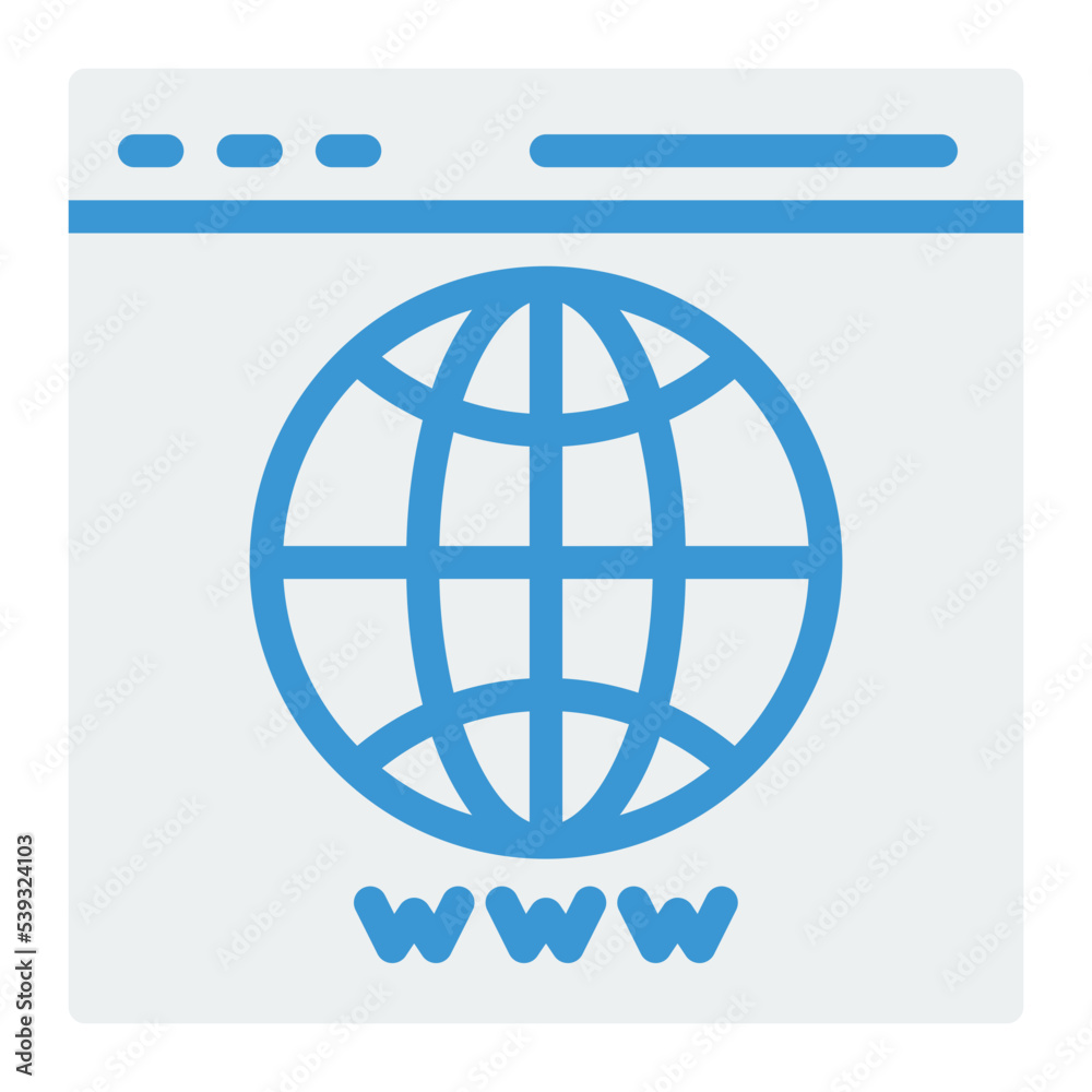 website icon vector flat design website icon vector flat design