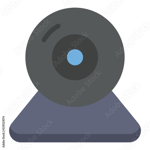 web cam icon vector