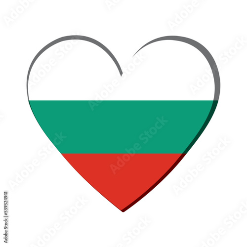 Isolated heart shape with the flag of Bulgaria Vector Free Download Isolated heart shape with the flag of Bulgaria Vector - GFXLoad