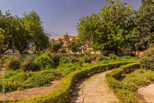 Badr Park in Khartoum, capital of Sudan photo