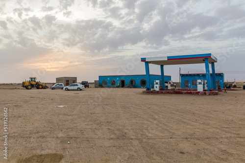 Petrol station in Abri, Sudan