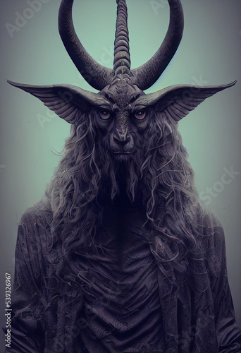 Baphomet devil demon. Generative AI photo
