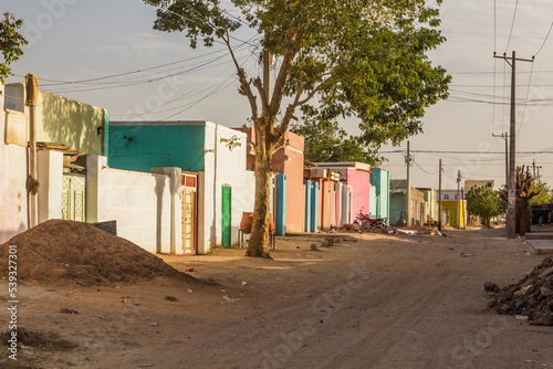 View of a street in Dongola, Sudan