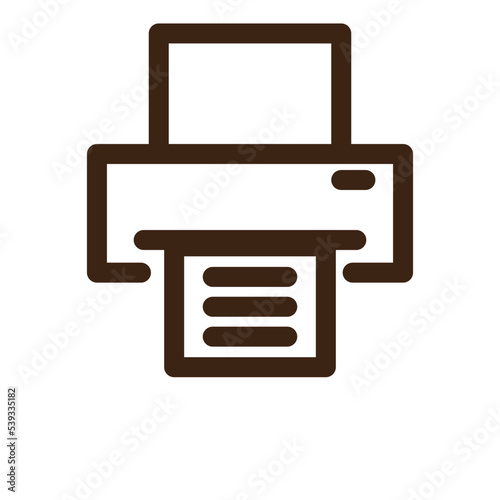 job office printer secretary work icon