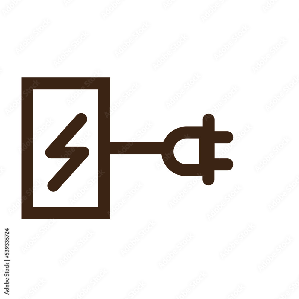 adapter cable element energy icon adapter cable element energy icon