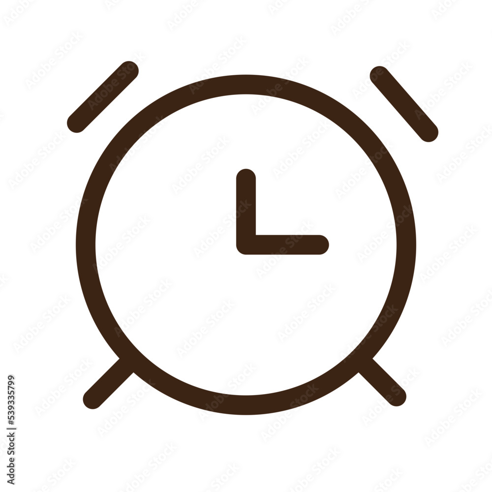 alarm basic outline ui icon alarm basic outline ui icon