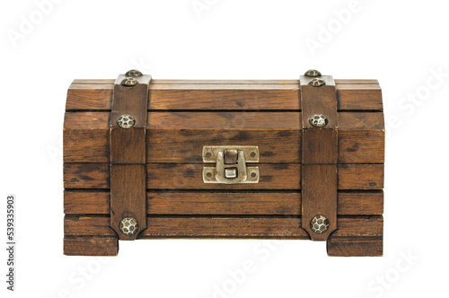 Old wood toy treasure chest...