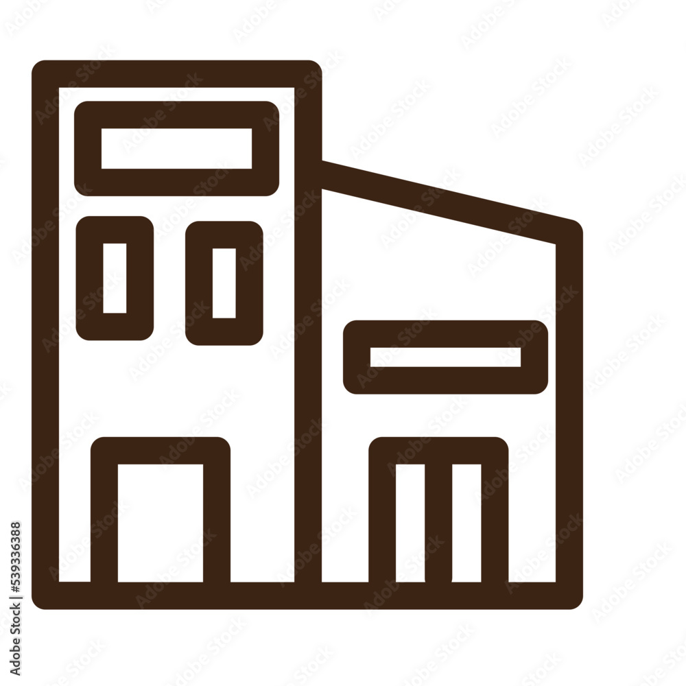 apartment building buildings city office town icon