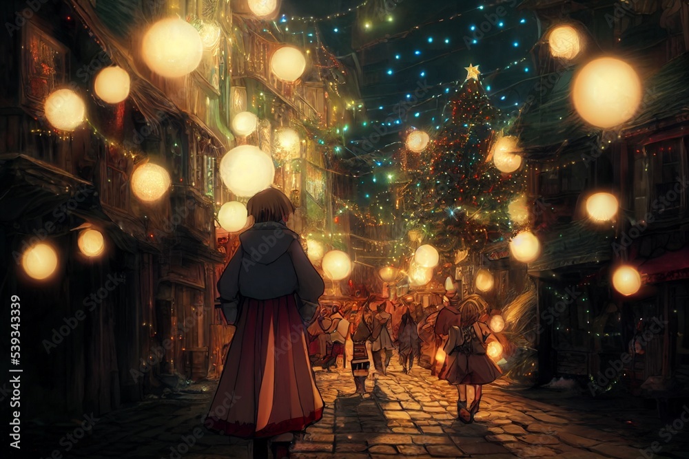 christmas celebration in the city christmas celebration in the city
