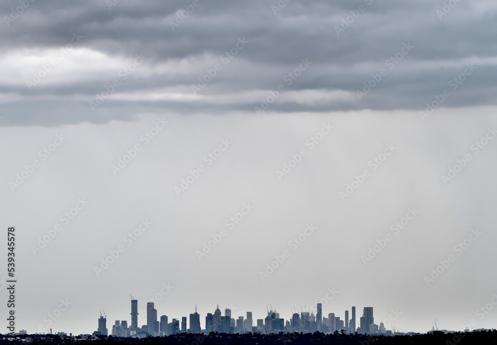 Melbourne City Skyline
