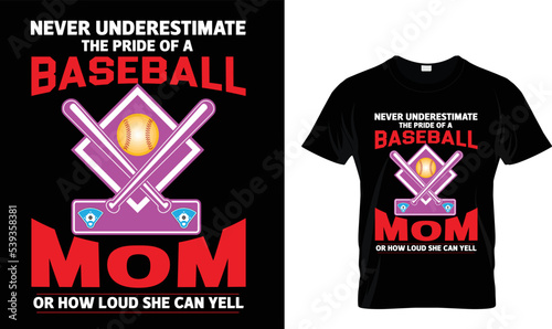 Never underestimate ..T-shirt design template. 