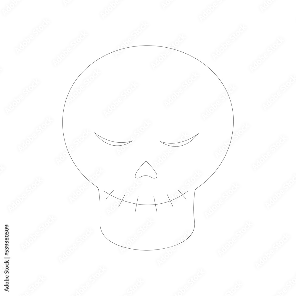 Halloween skull vector isolated on white. vector illustration. Halloween Skull vector Perfect for coloring book, textiles, icon, web, painting, children's books. Halloween skull vector isolated on white. vector illustration. Halloween Skull vector Perfect for coloring book, textiles, icon, web, painting, children's books.