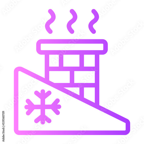 chimney gradient icon