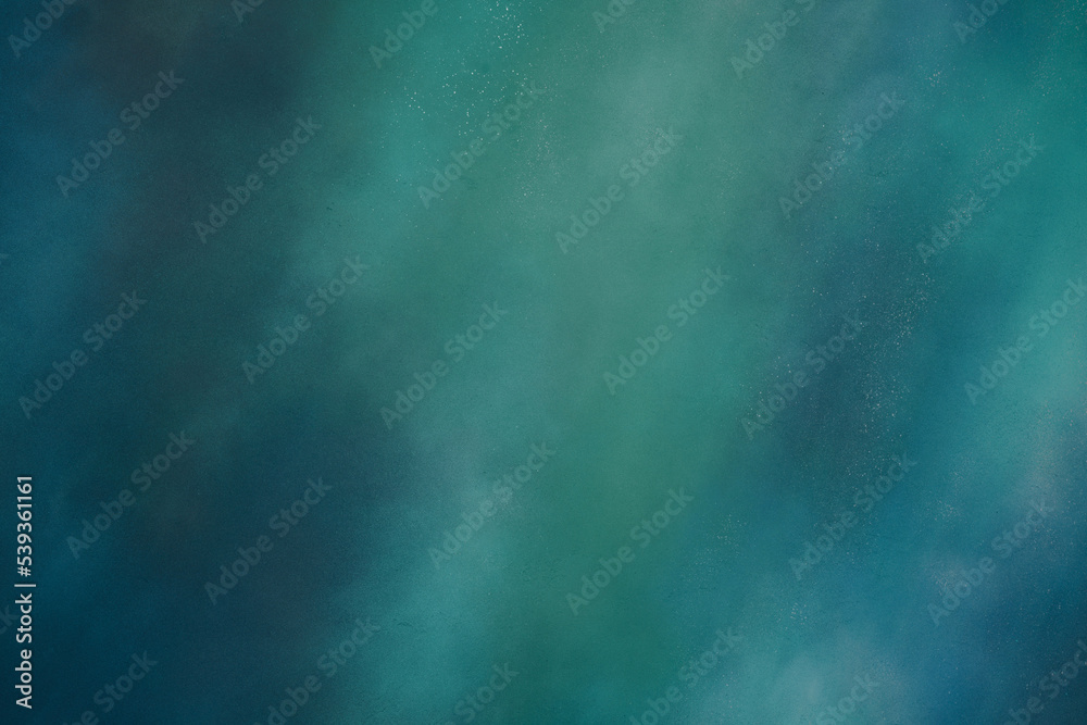 Abstract modern green blue background. Cosmic space, modern design .