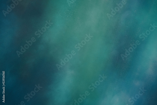 Abstract modern green blue background. Cosmic space, modern design . © maxa0109