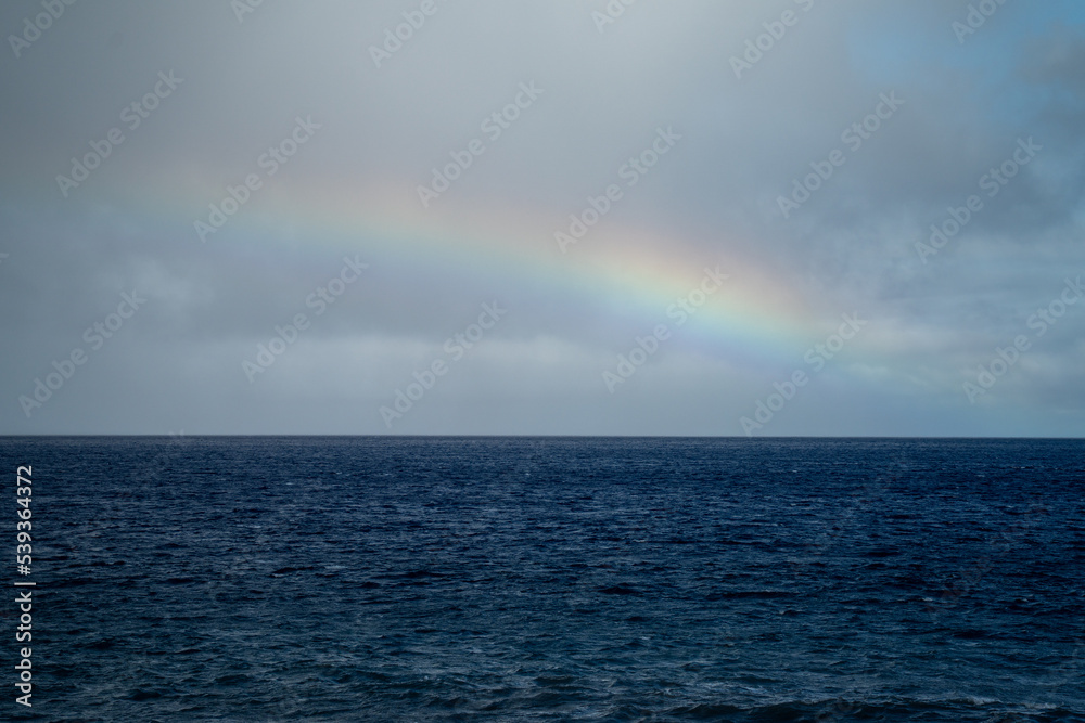 Rainbow on the ocean