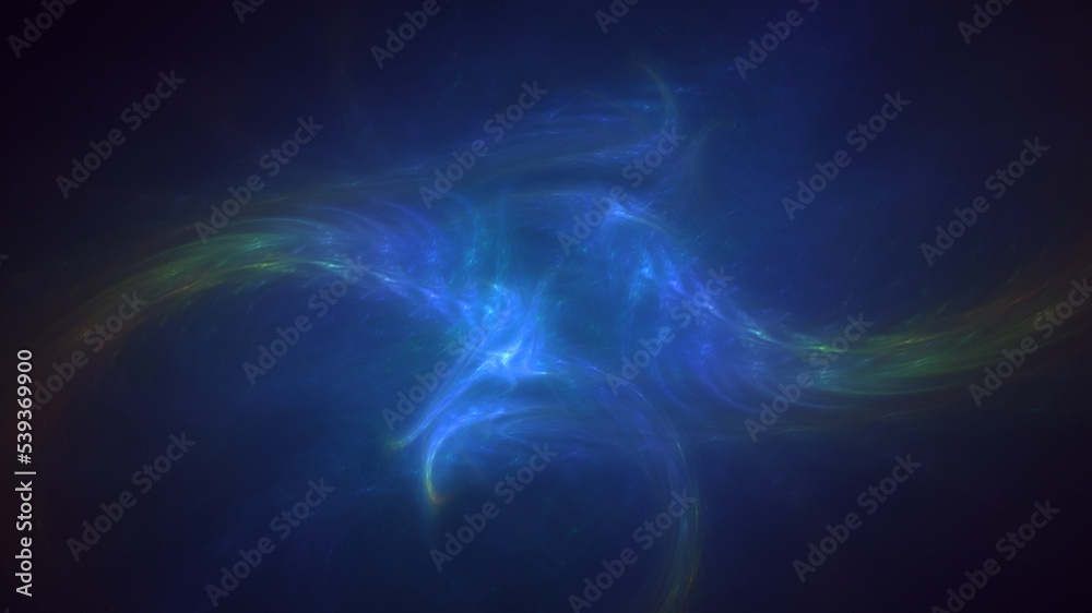 Obraz premium 3D rendering abstract colorful fractal light background