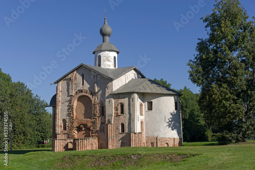 Orthodox Cathedral in Veliky Novgorod, Russia.