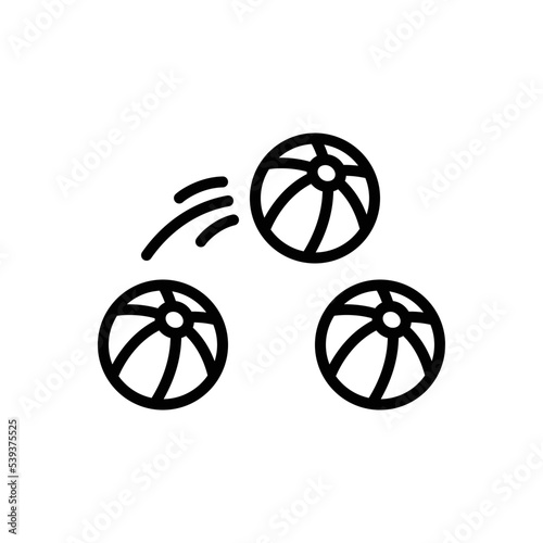 Black line icon for moves
