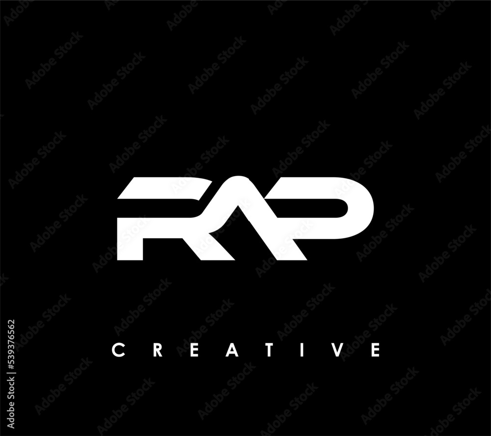 RAP Letter Initial Logo Design Template Vector Illustration RAP Letter Initial Logo Design Template Vector Illustration