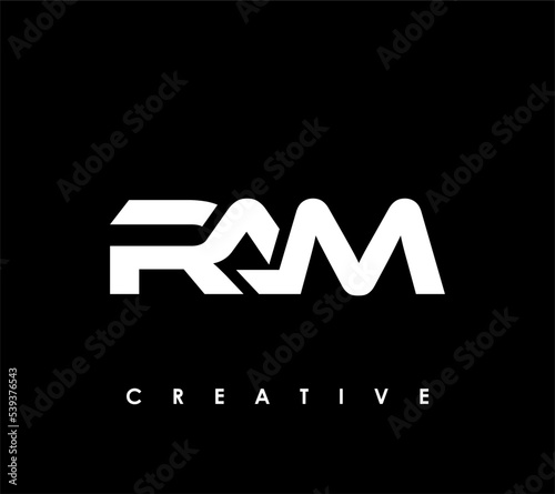 RAM Letter Initial Logo Design Template Vector Illustration