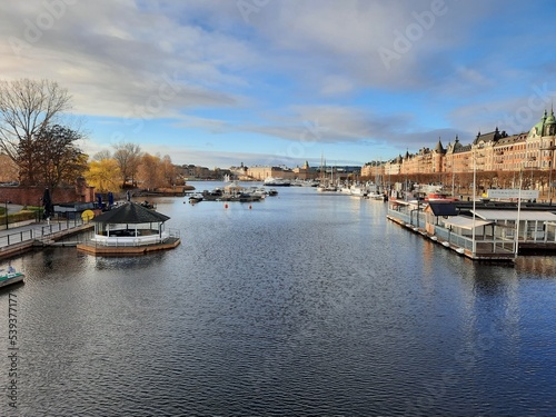 View from Djurg  rdsbron Bridge