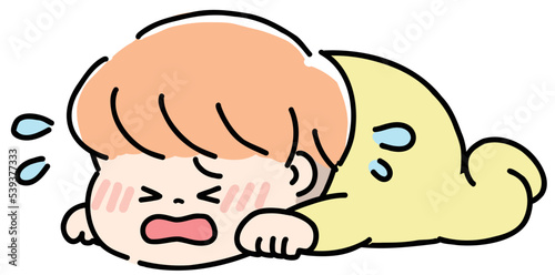 赤ちゃん うつ伏せで泣く