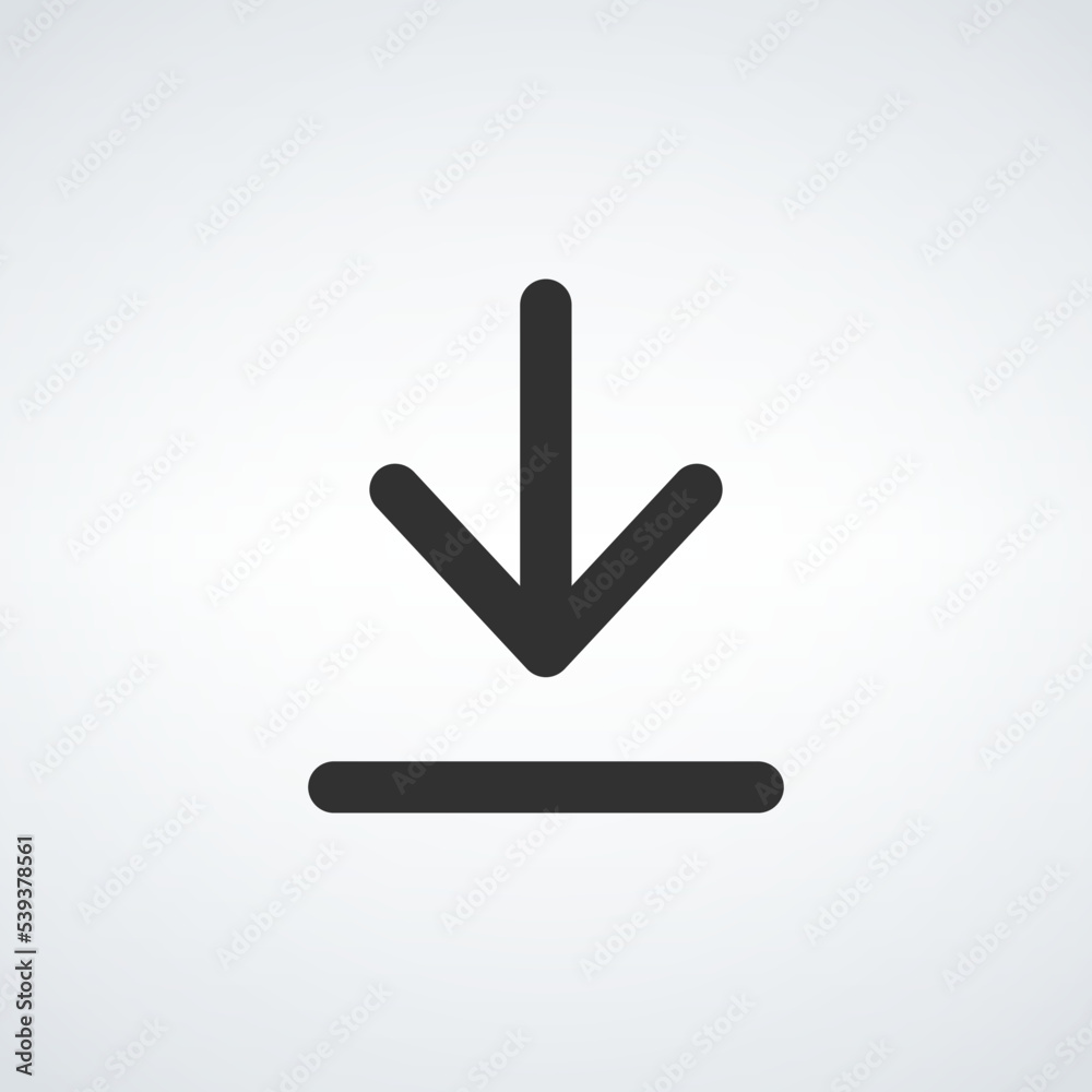 Download icon, downloading interface. Internet data traffic. website file download. Stock vector illustration isolated on white background. Download icon, downloading interface. Internet data traffic. website file download. Stock vector illustration isolated on white background.