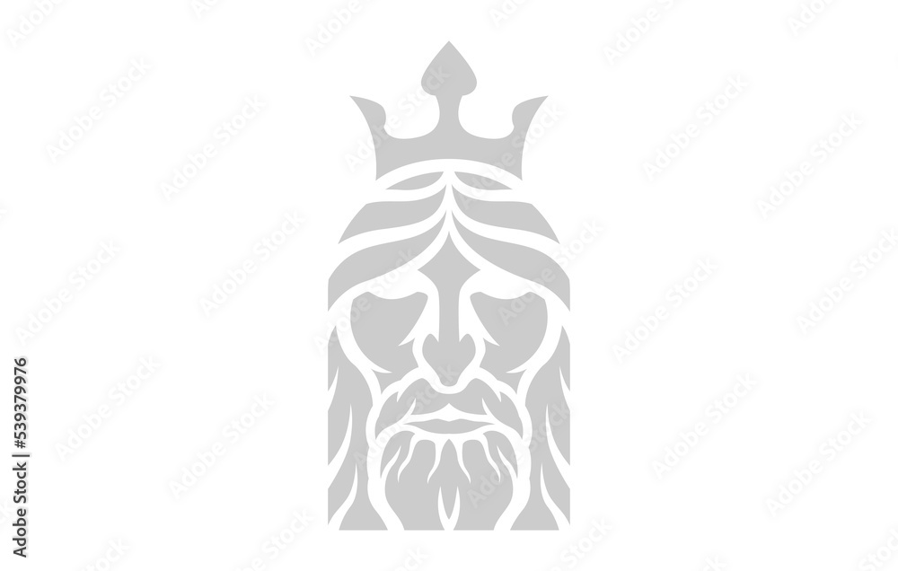 King Head Logo Design Template King Head Logo Design Template