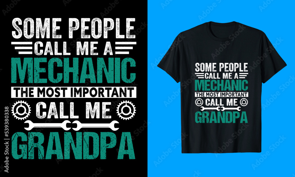Mechanic T-shirt Design Mechanic T-shirt Design