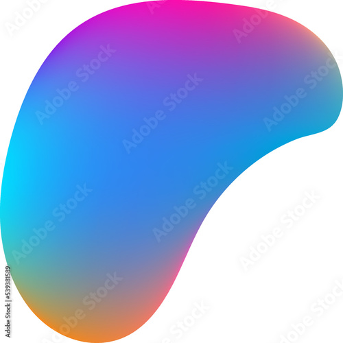 Organic Shape Gradient color