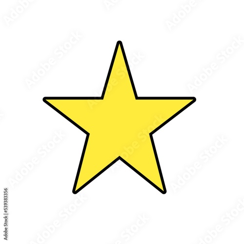 Yellow star icon 