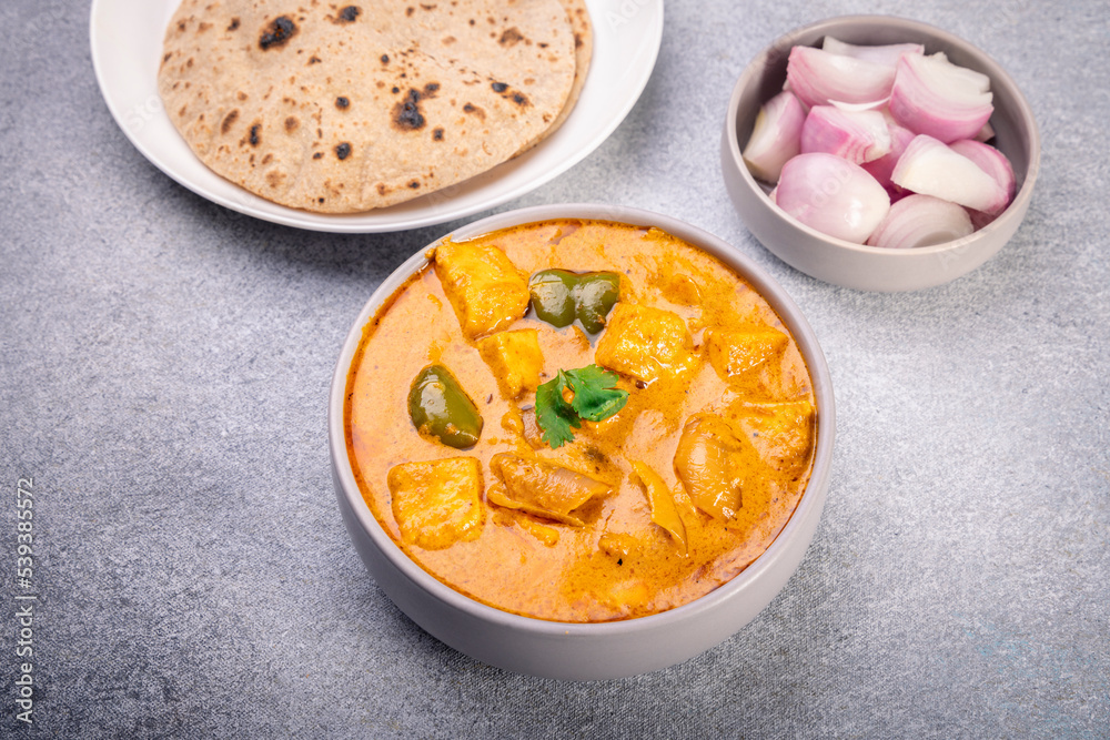 Kadai Paneer is a spicy, flavourful and delicious gravy dish made with