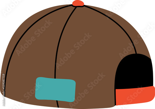 Obraz na plátně Head accessory element in modern style flat, line style