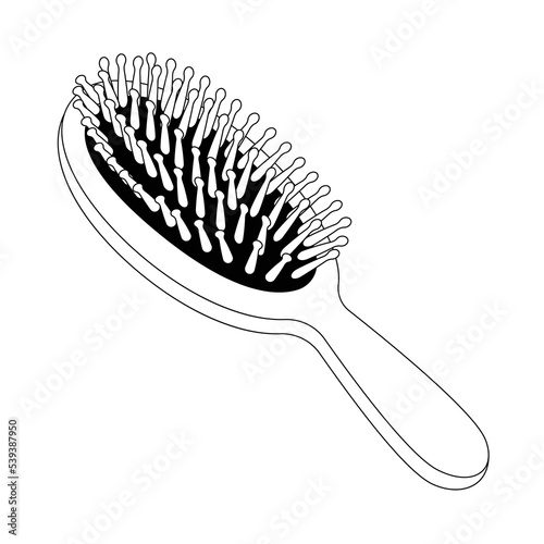 comb isolated on white background