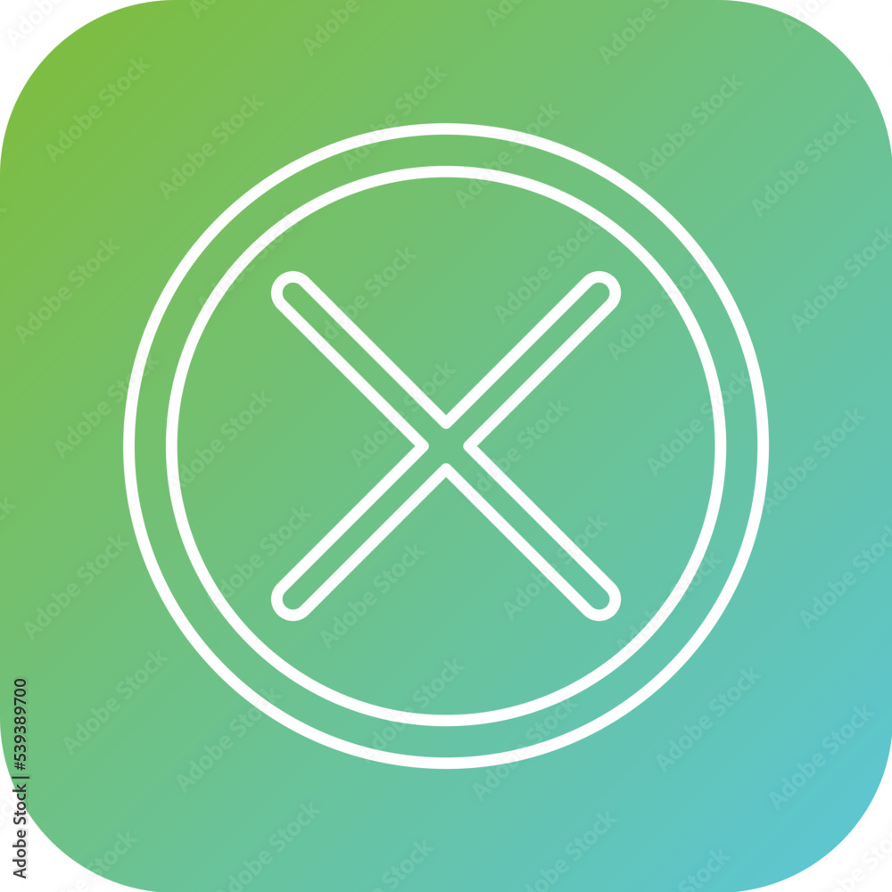 Obraz premium Close Icon Style