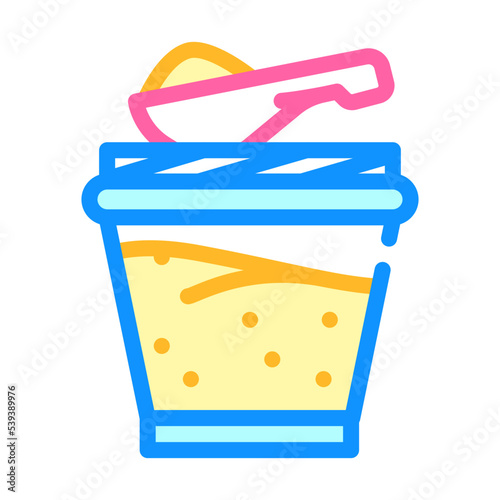 ghee milk product color icon vector. ghee milk product sign. isolated symbol illustration