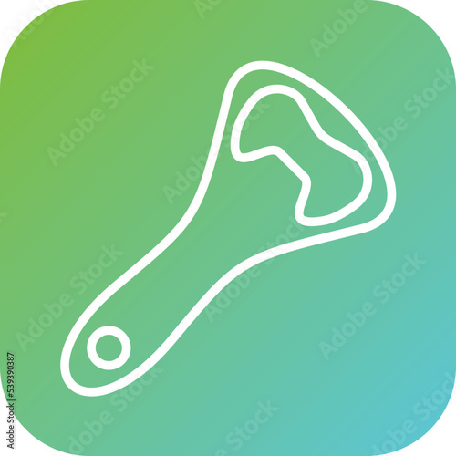 Bottle Opener Icon Style