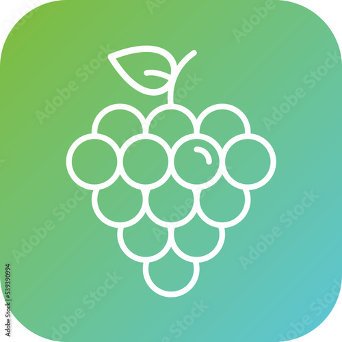 Grapes Icon Style