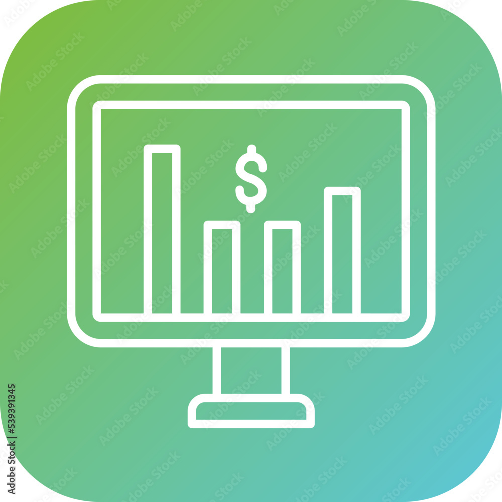 Stock Market Icon Style Stock Market Icon Style