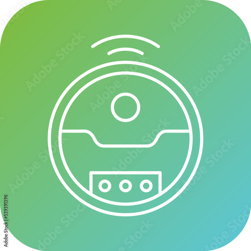 Robotic Vaccum Icon Style