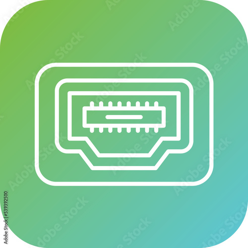 Hdmi Port Icon Style