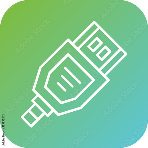 Hdmi Cable Icon Style