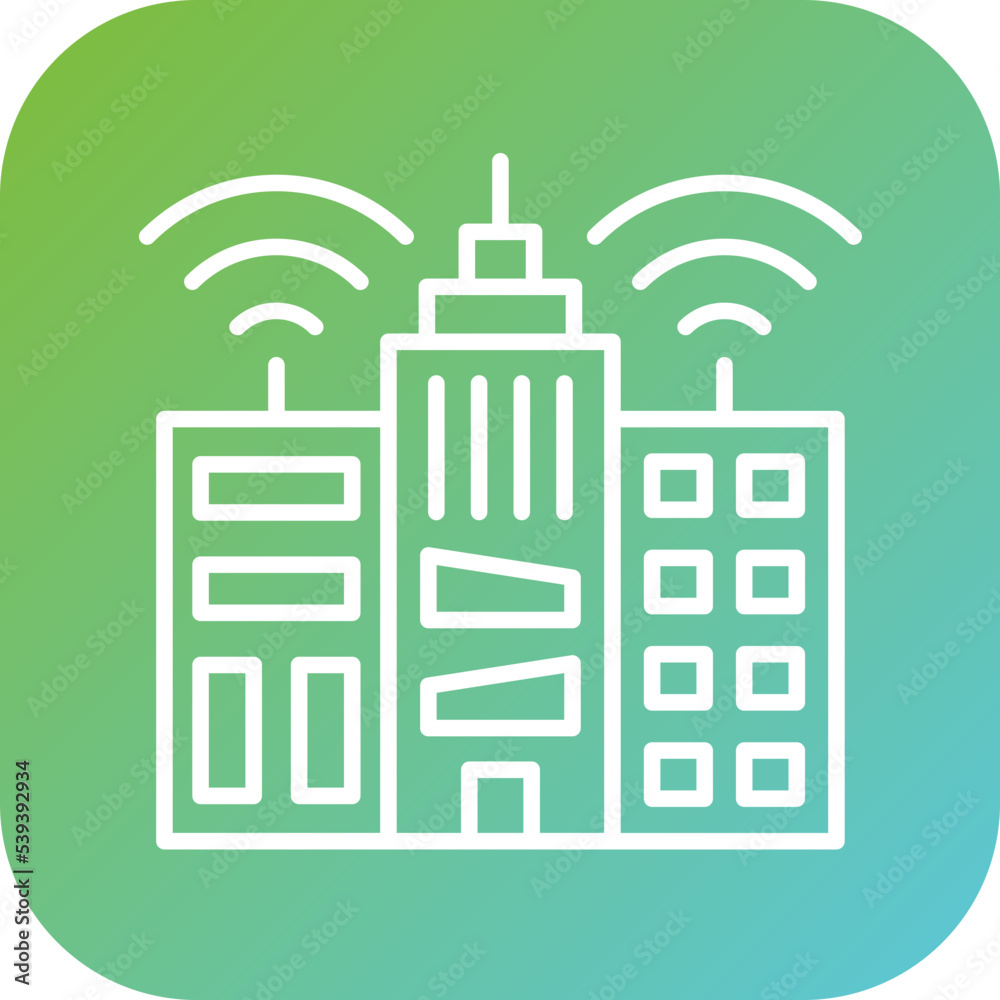 Smart City Icon Style Smart City Icon Style