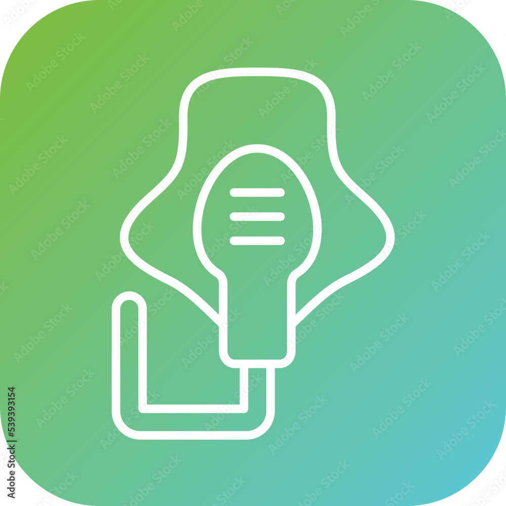 Oxygen Mask Icon Style Oxygen Mask Icon Style