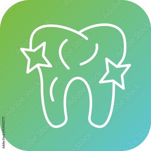 Clean Tooth Icon Style