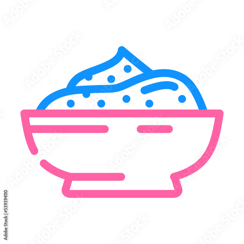 quark milk product color icon vector. quark milk product sign. isolated symbol illustration