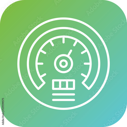 Tachometer Icon Style
