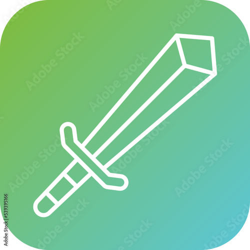 Sword Toy Icon Style